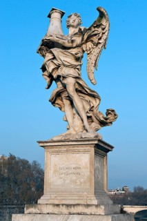 Statue of Angel on Angel Bridge