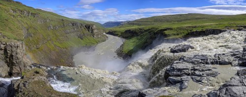 Confluence of the Laugara and the Joekulsa i Fljotsdal