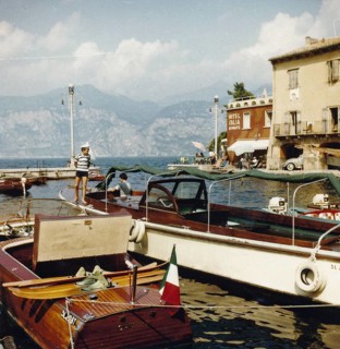Lake Garda in 1960: Port of Malcesine