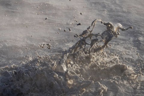 Boiling mud