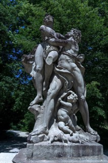 Garden sculpture Rape of the Sabine Women