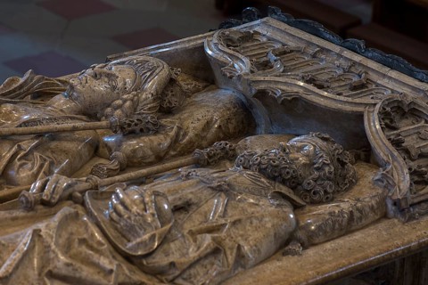 Burial vault of the imperial couple Henry II and Kunigunde in Bamberg Cathedral