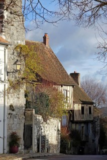 Half-timbered houses in the Rue Saint-Thibault