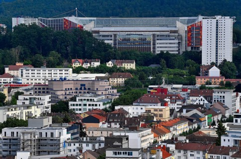 View of Fritz Walter Stadium