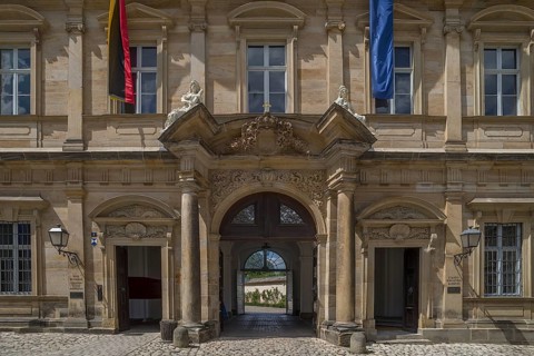 Main portal of the New Residence