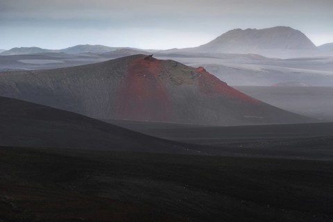 Crater landscape near Veioivoetn
