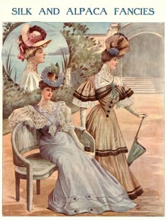 Edwardian fashion plate circa 1910