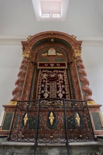 Torah shrine in the synagogue