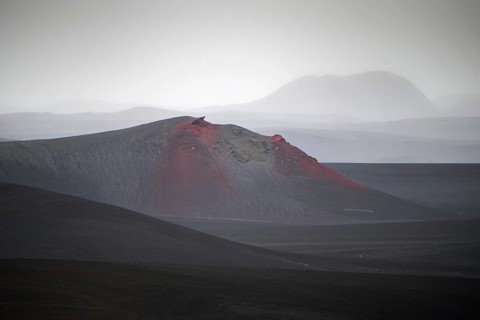 Crater landscape near Veioivoetn
