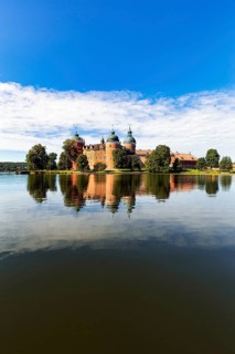 Gripsholm Castle reflected in Lake Maelaren