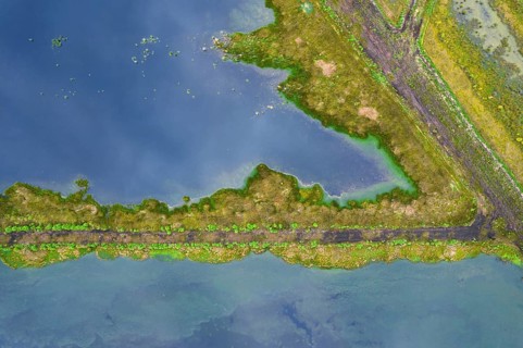 Moor aerial view