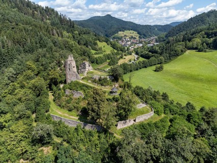 The Schenkenburg castle ruins near Schenkenzell