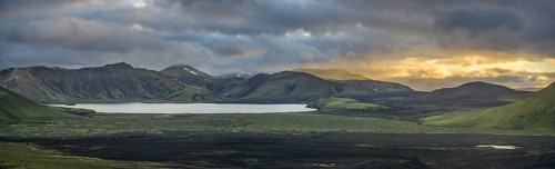 Evening light at Frostastaoavatn