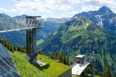 Viewing platform at Walmendinger Horn
