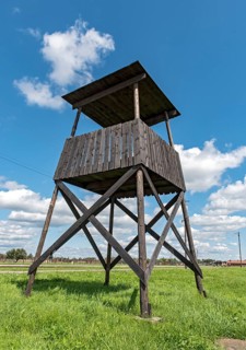 Watchtower at Auschwitz II-Birkenau concentration camp