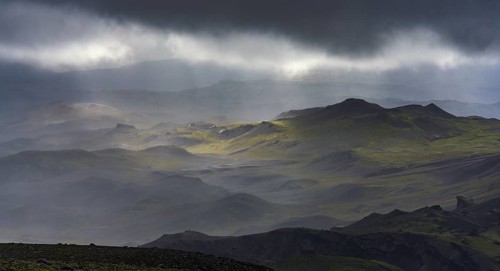 View from Haifoss to the east