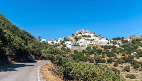 Small village on a hill