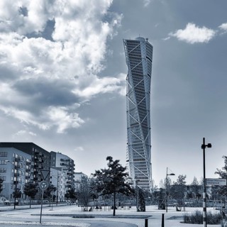 Futuristic skyscraper