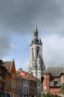 Belfry in the old town of Tournai