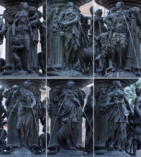 Figures of the Fountain of Virtue
