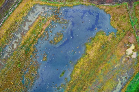 Moor aerial view