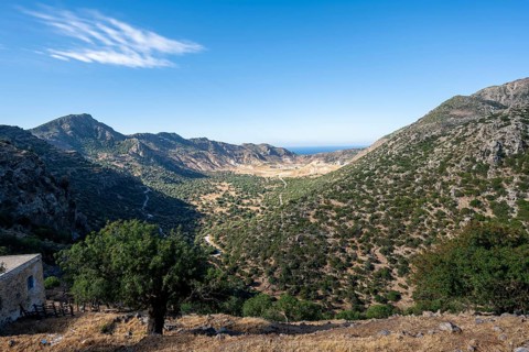 View into the caldera