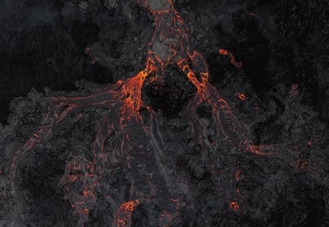 Aerial view from helicopter