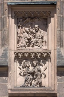 Sculptures of saints at the Sebaldus Church