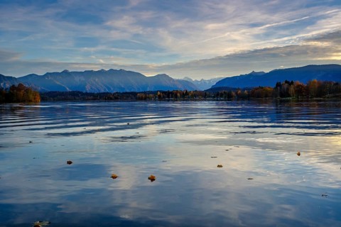 Sunset near Uffing am Staffelsee