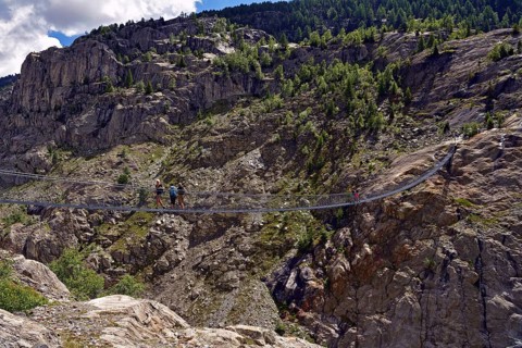 Belalp suspension bridge