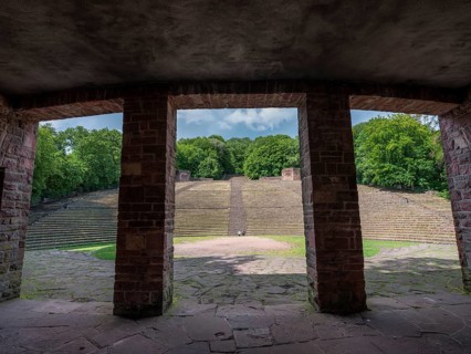 Entrance to the Thing site on the Heiligenberg