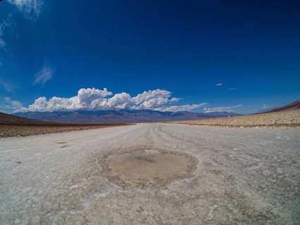 Salt crust in Badwater Basin