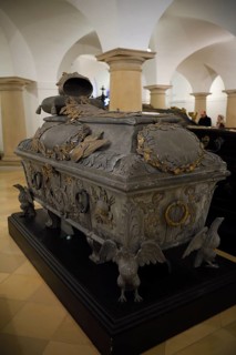 Coffins in the Hohenzollern Crypt