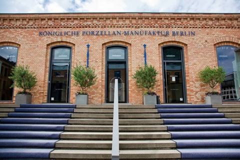 Entrance to the Royal Porcelain Manufactory KPM