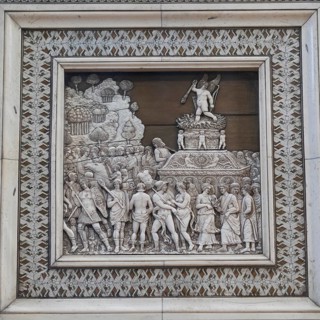 Triumphal procession of love after the Trionfi by Francesco Petrarch