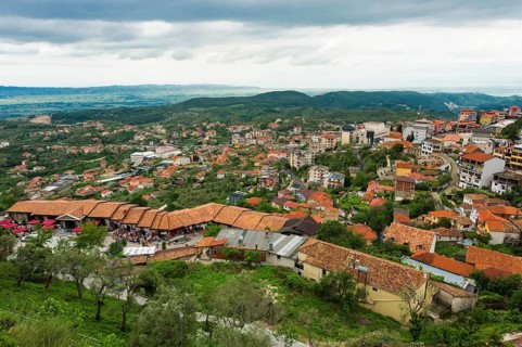 View over the town of Kruje