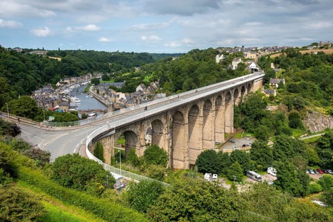 Viaduct over the river Rance