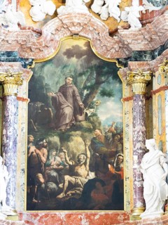 Altarpiece on the high altar