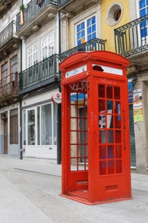 Old telephone box