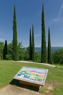 Tile picture of the area of Oppede le Vieux