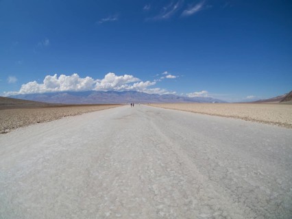 Salt crust in Badwater Basin