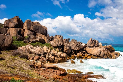 Surf on Grand Anse beach