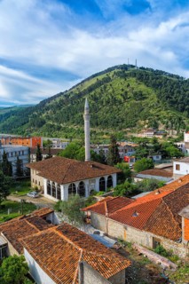 Royal Mosque and city of Berat
