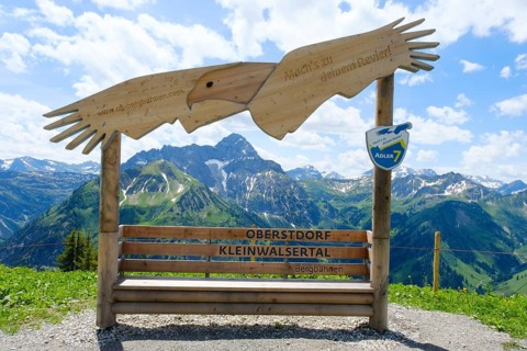 Adler vantage point with view of the Widderstein