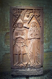 Tombstone of Heinrich (the boy) Beyer von Boppard and his woman