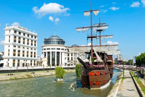 Galleon ship restaurant and bar
