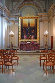 Altar in the wedding chapel