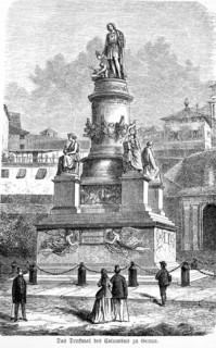 Monument in honour of Christopher Columbus in Genoa