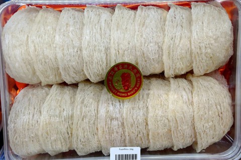 Nests of salangans (Collocaliini) for swallow's nest soup
