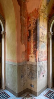 Wall painting in the fortress room of the Belvedere on the Pfingstberg in Potsdam